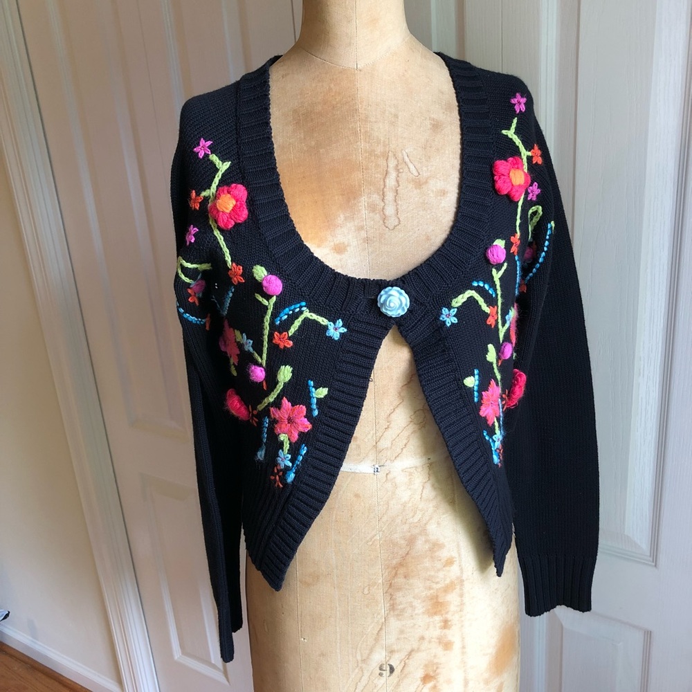 Prima Bella Embroidered Sweater